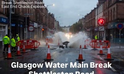 Glasgow Water Main Break Shettleston Road: East End Chaos Exposed
