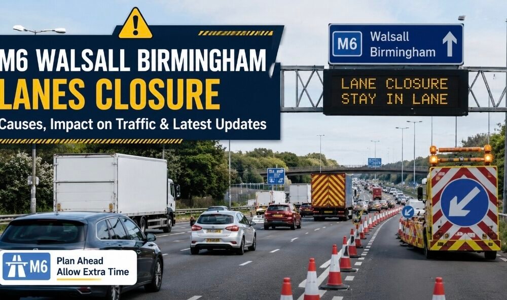 m6 walsall birmingham lanes closure: Why This Busy Motorway Route Faces Frequent Disruptions