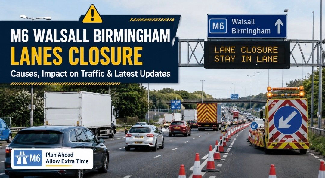 m6 walsall birmingham lanes closure: Why This Busy Motorway Route Faces Frequent Disruptions