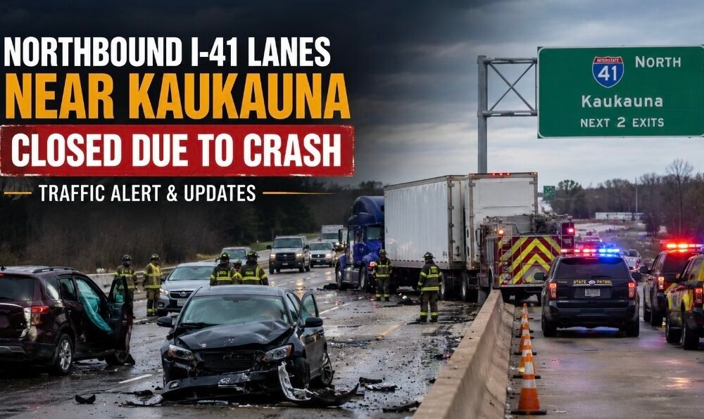 Northbound i-41 lanes near kaukauna closed due to crash: Major Highway Shutdown Explained