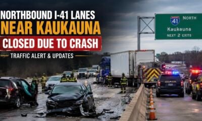 Northbound i-41 lanes near kaukauna closed due to crash: Major Highway Shutdown Explained