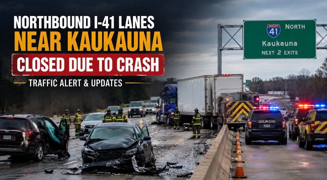 Northbound i-41 lanes near kaukauna closed due to crash: Major Highway Shutdown Explained